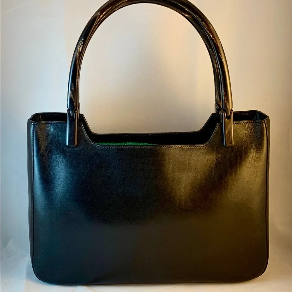PRADA Black Leather Bag - Picture 1 of 8